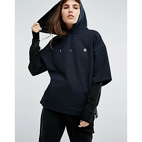オベイ アウター パーカ＆スウェット Obey Oversized Hoodie With Wide Elbow Le Black [並行輸入品]