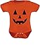 Tstars Halloween Baby Pumpkin Outfit Jackolantern Face Newborn Girl Boy Infant Bodysuit 6M Orange