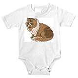 Onesie with cat, himalayan, feline, maltese