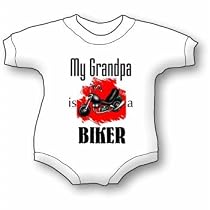 My Grandpa is a Biker Bib and Onesie
