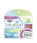 Schick Intuition Plus Refill Cartridges, Refreshing Moisture, 6-Count