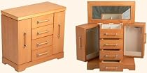 Marsha - Maple jewellery box
