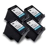 HP 98 C9364WN Compatible Remanufactured Combo Pack - 4 Black Ink Cartridges