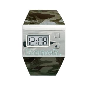 Bench gents LCD camouflage strap watch