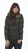 8533X-GH-2X Dollhouse Plus Size Lamb Touch PU Puffer Jacket w/Det Faux Fur Collar in Graphite Size: 2X