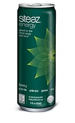 Steaz Energy Drink, Berry, 12-Ounce Cans (Pack of 24)