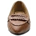 Ollio Women's Ballet Shoe Pointed Toe Penny Multi Color Flat