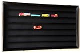 N Scale Train Display Cabinet w/ Glass Door, Black