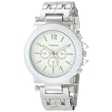 Vernier Womens VNR2364SS Enamel Look Bracelet Quart