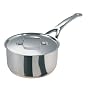 Tefal Jamie Oliver Stainless Steel Saucepan and Lid, 18 cm