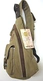 Geschenk-Set Postkarte und Greenland Weatherproof Bodybag Umhängetasche in sand