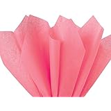 Coral Pink Tissue Paper - 100 sheets 15" x 20"