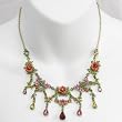 Garden of Flowers Necklace and Earrings