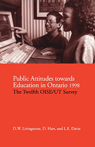 Public Attitudes Towards Education in Ontario, 1998:: 12th OISE Survey (Heritage)
