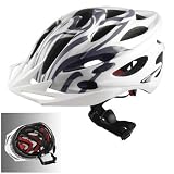 Como In-Line Skateboard Rollerblade Road Bike Cycling Helmet White Gray