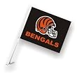 Cincinnati Bengals Car Flag W/Wall Brackett Set Of 2 - Cincinnati Bengals Car Flag