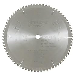Hitachi 974642N 72-Teeth Tungsten Carbide Tipped 10-Inch TCG 5/8-Inch Arbor Finish Saw Blade