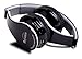 Back to School gift--New Hi-Fi Beyution@bt512 Black Bluetooth V3.0 headphones with FM radio/ Micro SD card read/ Blutooth headphones work for Apple Iphone 5s/5/5c/4s; iPad 2/1/mini/air; ipod, Samsung S5/S4/S3/S2 Note2/ Note 3 Smart cell phones and Samsung Galaxy Tab Note Tablet and all PC