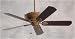 Emerson Ceiling Fans Athenian Model CF2400SCK in Chalk White. Indoor fan.