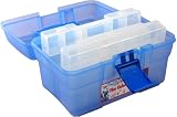 Classic translucent 12 tool box and 3 small part organizer (4 piece kit)