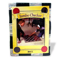 Jumbo Checker Rug Game by Multiflex Designs