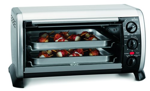 Rival CO606 Stainless-Steel 6-Slice Countertop Convection Toaster Oven with Broiler product image