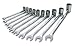 SK 86142 SuperKrome 10 Piece 12 Point 10-Millimeter to 19-Millimeter Flex Combination Wrench Set