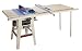 JET 708308K JWTS-10PFX 10-Inch Left Tilt 1-1/2 Horsepower Contractor Saw with 52-Inch Xacta Fence, 2 Steel Extension Wings, Table Board, and Legs, 115/230-Volt 1 Phase