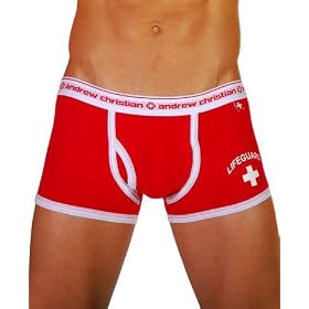 Andrew Christian Men's Pro Lifeguard Low Cut Boxer