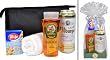 M�nnergeschenke Set Feierabend handverpackt inklusive Bierduschgel und Bierdose mit Knabberei plus Waschtasche sowie Handtuch