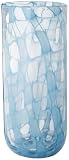 Lazy Susan Plaid Vase, Parish Blue