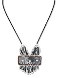  : BEADED NECKLACE AZURE NIGHT 21.5 L X 2.0 W