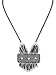  : BEADED NECKLACE AZURE NIGHT 21.5 L X 2.0 W