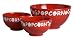 Waechtersbach Popcorn Bowls, Set of 3, Red Carpet Red
