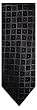 Men's Donald Trump Necktie Neck Tie 100% Silk Black/Silver Blend