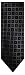Men's Donald Trump Necktie Neck Tie 100% Silk Black/Silver Blend