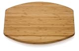Swissmar Bamboo Cutting Board, Oval, 15x9 inches