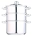 Read Kitchen Craft Three Tier Steamer Set Details Kitchen Craft Three Tier Steamer Set