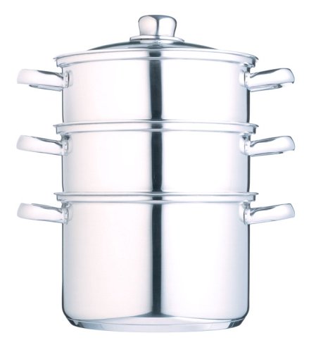 Kitchen Craft Set vaporiera a 3 ripiani Kitchen Craft Set vaporiera a 3 ripiani