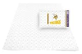 Minnesota Vikings NFL Locker Room Twin Jersey Bed Sheet and Pillowcase Set