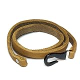 Men's 7-8.5 Brown Leather Bracelet W/ Stainless Steel
