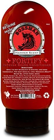 Fortify Intense Beard Conditioner Hammer Scent 4 ounces By Bossman Brands