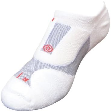 LifeSocks Airborne Lite Invisible, Below-Ankle Merino Socks with Seacell Active, White, Medium