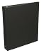 Black Cloth 3 Ring Binders with Black 1 Rings