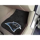Carolina Panthers Printed Carpet Car Mat 2 Piece Set 