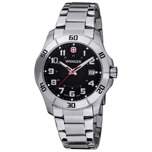 Men's Wenger 70487 Alpine Watch with Stainless Steel Band