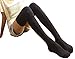 AM Landen Black Cotton Thigh High Socks Over Knee Socks Women's Long Socks(Small)