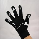 Product details for Black Skate Tracing Ice Skate Logo Gloves