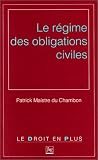 Revue Presses Universitaires de Grenoble (PUG)  / Le régime des obligations civiles