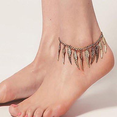 Miss Exotic Wind Retro Angel Wings Anklets